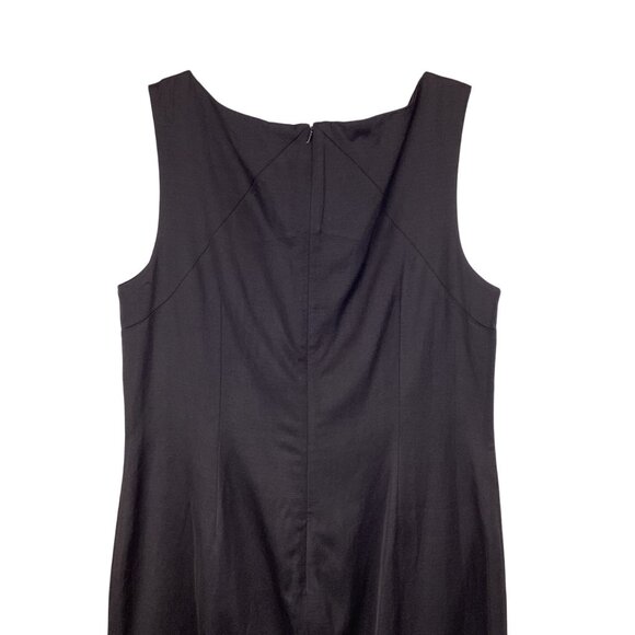 Talbots Womens Dress Size‎ 16 NWT Black Knot-Front Sleeveless Sheath Cocktail - Picture 7 of 10